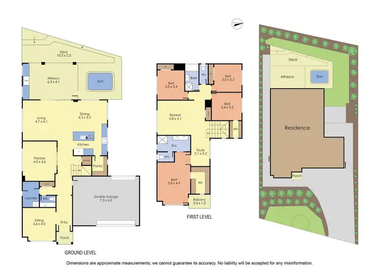 Floorplan of Homely house listing, 5 Thompson Drive, Wantirna VIC 3152