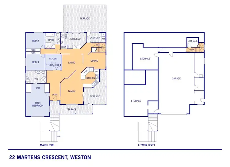Floorplan of Homely house listing, 22 Martens Crescent, Weston ACT 2611