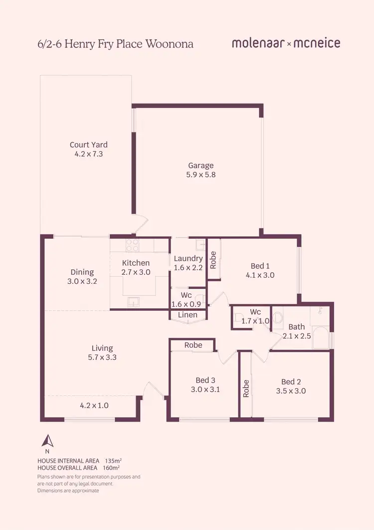 Floorplan of Homely villa listing, 6/2-6 Henry Fry Place, Woonona NSW 2517