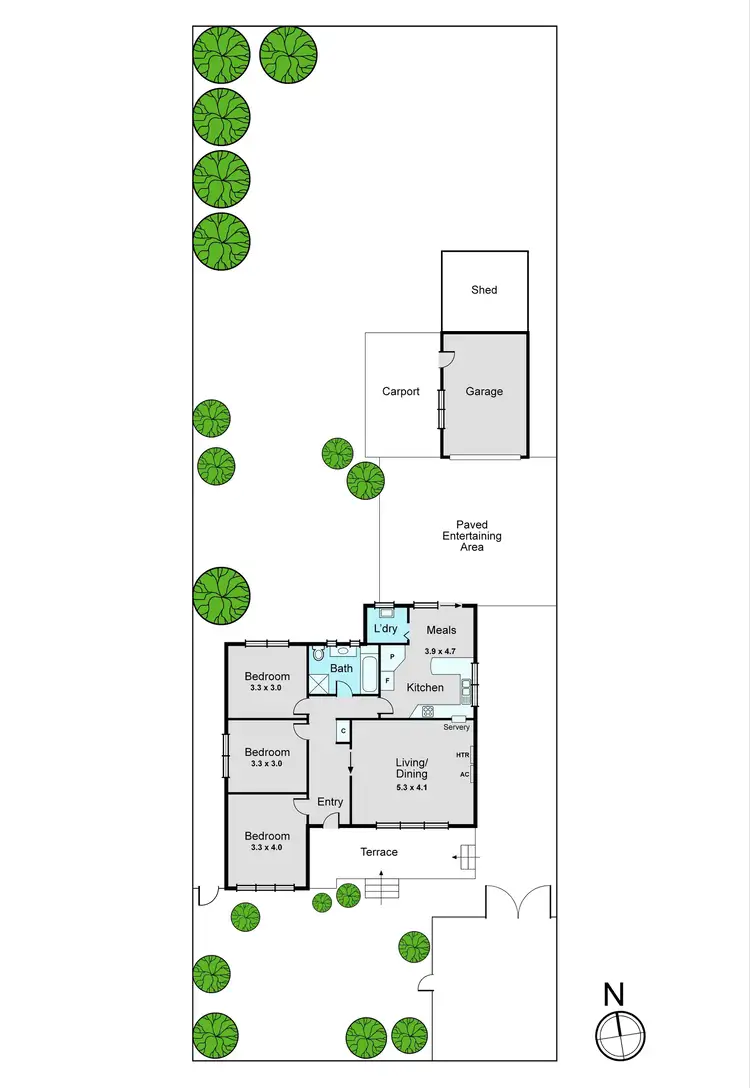 Floorplan of Homely house listing, 47 Alice Street, Clayton VIC 3168