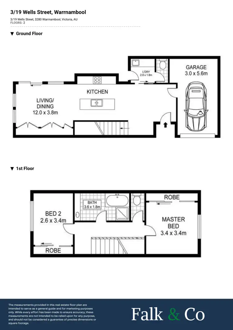 Floorplan of Homely house listing, 3/19 Wells Street, Warrnambool VIC 3280