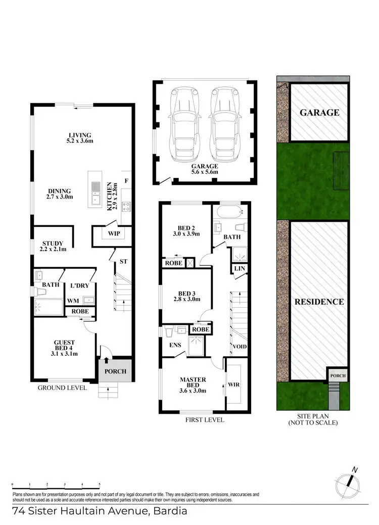 Floorplan of Homely house listing, 74 Sister Haultain Avenue, Bardia NSW 2565