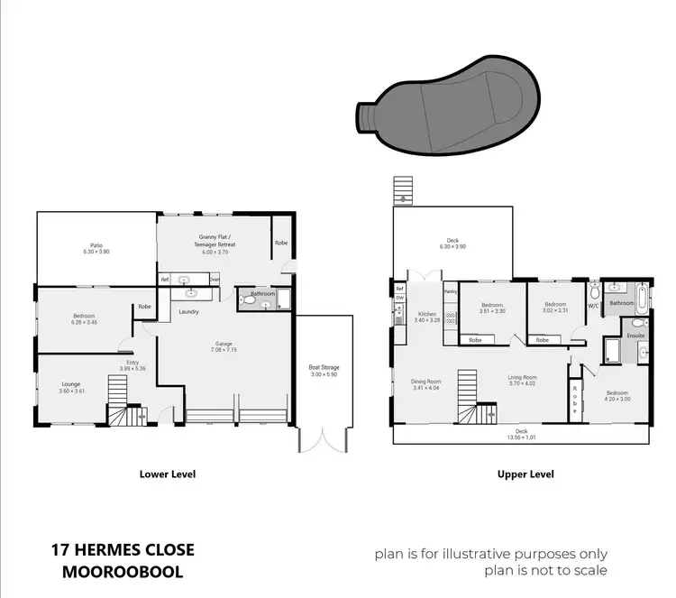 Floorplan of Homely house listing, 17 Hermes Close, Mooroobool QLD 4870