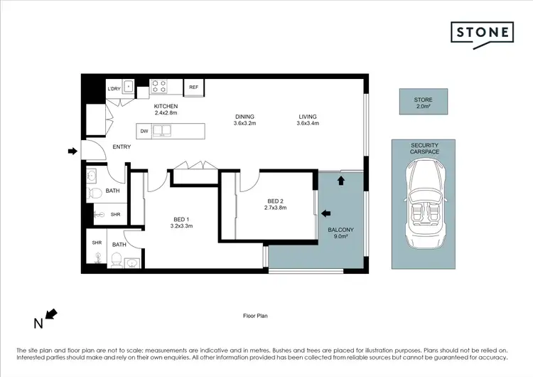 Floorplan of Homely apartment listing, 310/21-37 Waitara Avenue, Waitara NSW 2077
