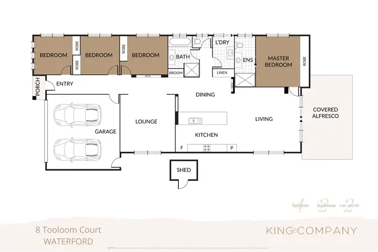 Floorplan of Homely house listing, 8 Tooloom Court, Waterford QLD 4133