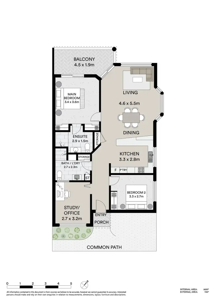 Floorplan of Homely unit listing, 19/31 James Road, Toukley NSW 2263