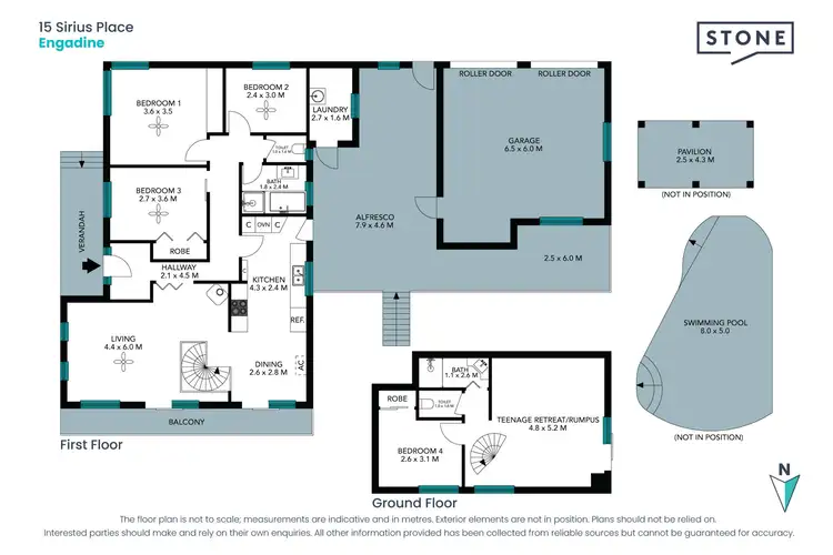 Floorplan of Homely house listing, 15 Sirius Place, Engadine NSW 2233