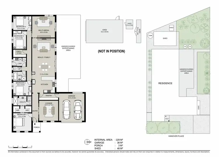Floorplan of Homely house listing, 4 Hanover Place, Strathfieldsaye VIC 3551