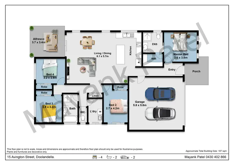 Floorplan of Homely house listing, 15 Avington Street, Doolandella QLD 4077
