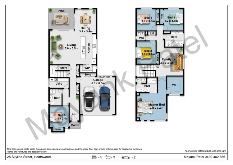 Floorplan of Homely house listing, 28 Skyline Street, Heathwood QLD 4110