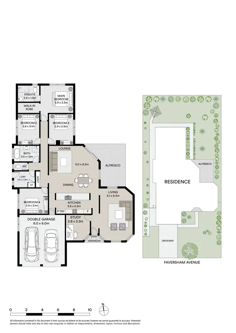 Floorplan of Homely house listing, 36 Faversham Avenue, Lake Gardens VIC 3355