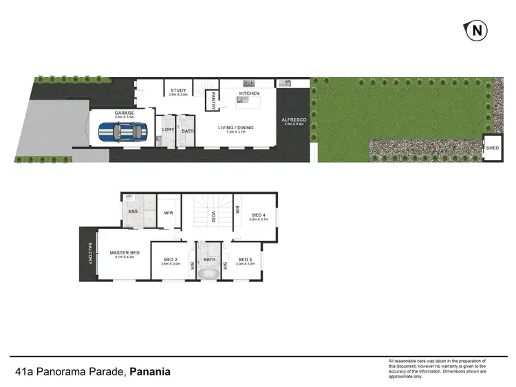 Floorplan of Homely house listing, 41A Panorama Parade, Panania NSW 2213