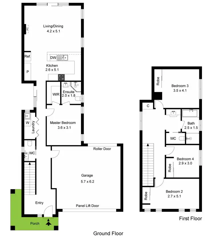 Floorplan of Homely house listing, 1 The Glenn, Morphett Vale SA 5162