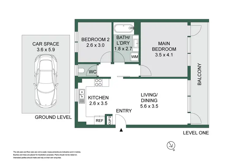Floorplan of Homely apartment listing, 5C/40 Cope Street, Lane Cove NSW 2066