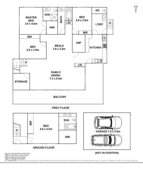 Floorplan of Homely house listing, 4 Hove Road, Rosebud VIC 3939