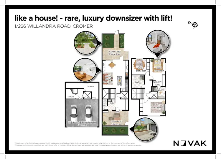 Floorplan of Homely house listing, 226A Willandra Road, Cromer NSW 2099