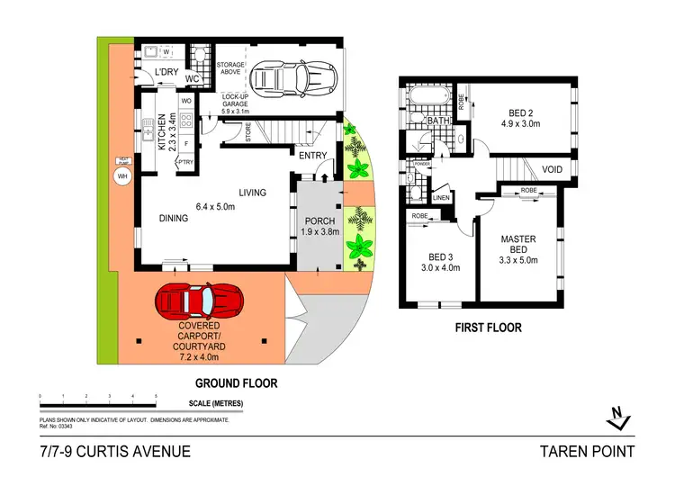 Floorplan of Homely townhouse listing, 7/7-9 Curtis Avenue, Taren Point NSW 2229