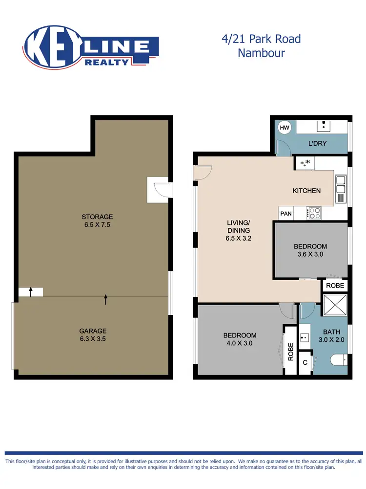 Floorplan of Homely unit listing, 4/21 Park Road, Nambour QLD 4560