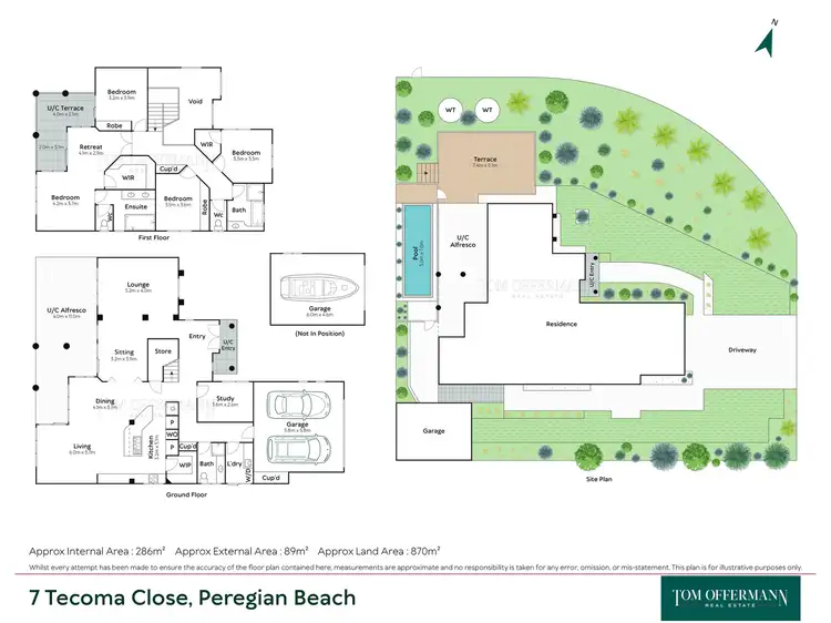 Floorplan of Homely house listing, 7 Tecoma Close, Peregian Beach QLD 4573
