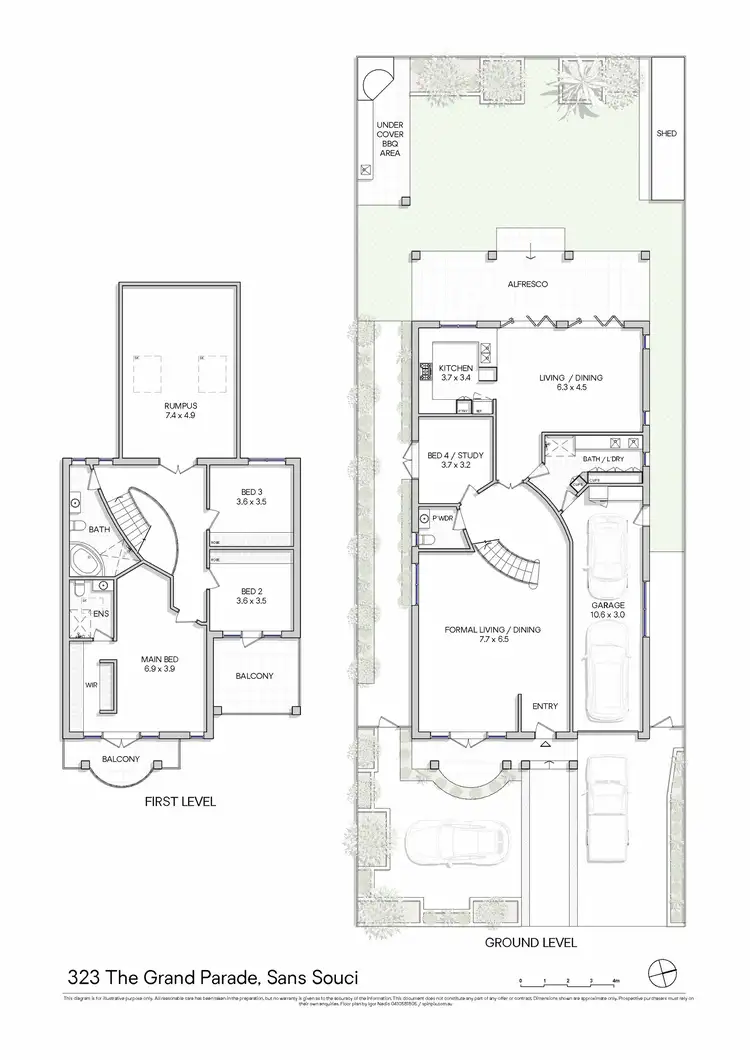 Floorplan of Homely house listing, 323 The Grand Parade, Sans Souci NSW 2219