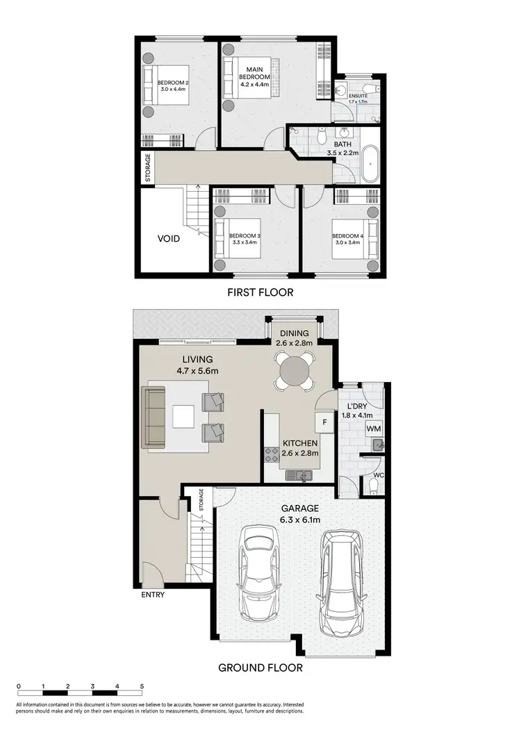 Floorplan of Homely townhouse listing, 9/81 Denman Avenue, Woolooware NSW 2230
