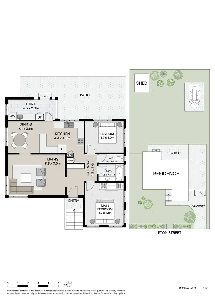 Floorplan of Homely house listing, 7 Eton Street, West Rockhampton QLD 4700