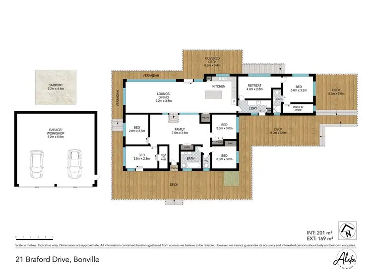 Floorplan of Homely house listing, 21 Braford Drive, Bonville NSW 2450