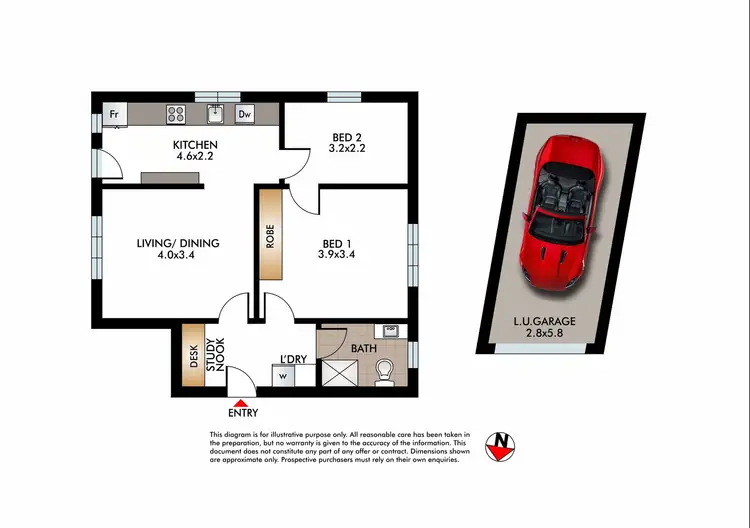 Floorplan of Homely apartment listing, 5/16 Forest Knoll Avenue, Bondi Beach NSW 2026