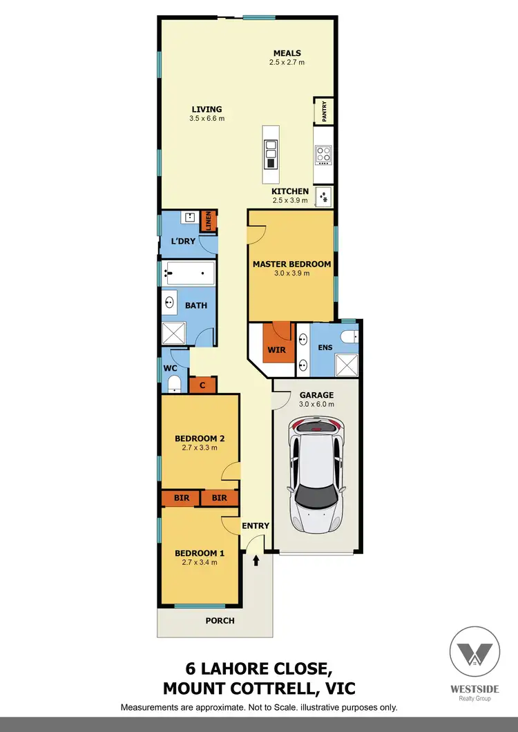 Floorplan of Homely house listing, 6 Lahore Close, Tarneit VIC 3029