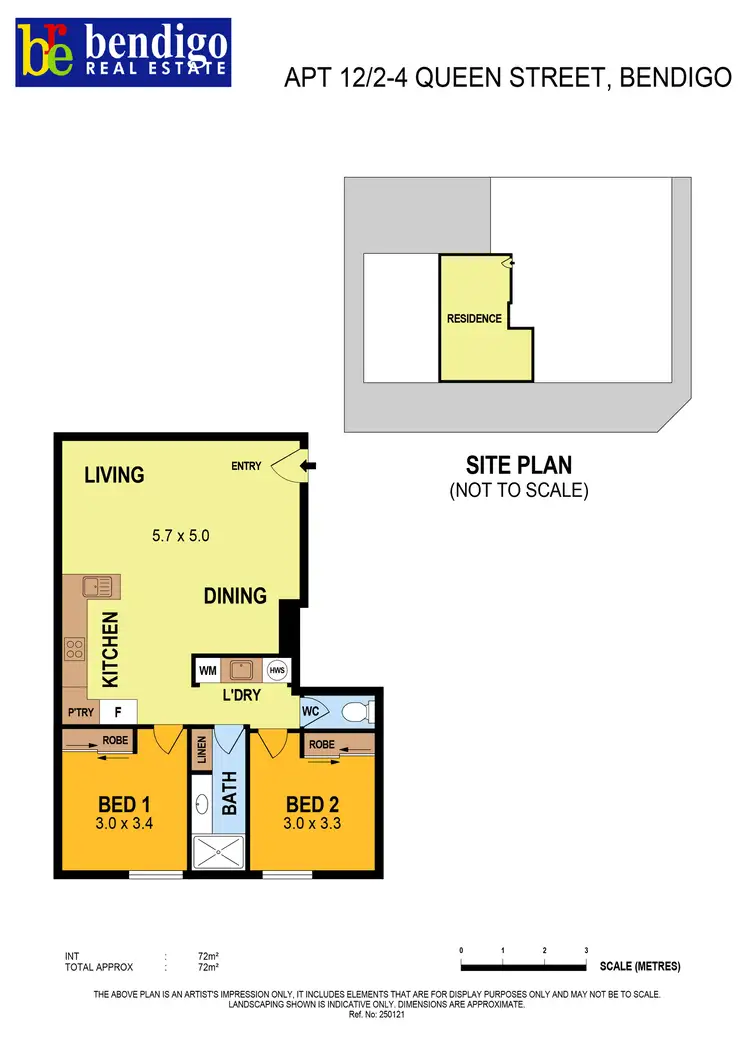 Floorplan of Homely house listing, 12/2-4 Queen Street, Bendigo VIC 3550