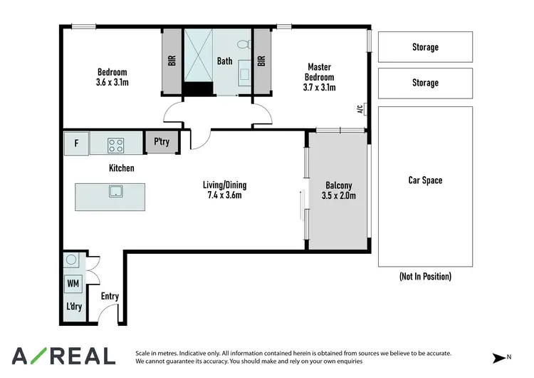Floorplan of Homely apartment listing, 306/270b McKinnon Road, Mckinnon VIC 3204
