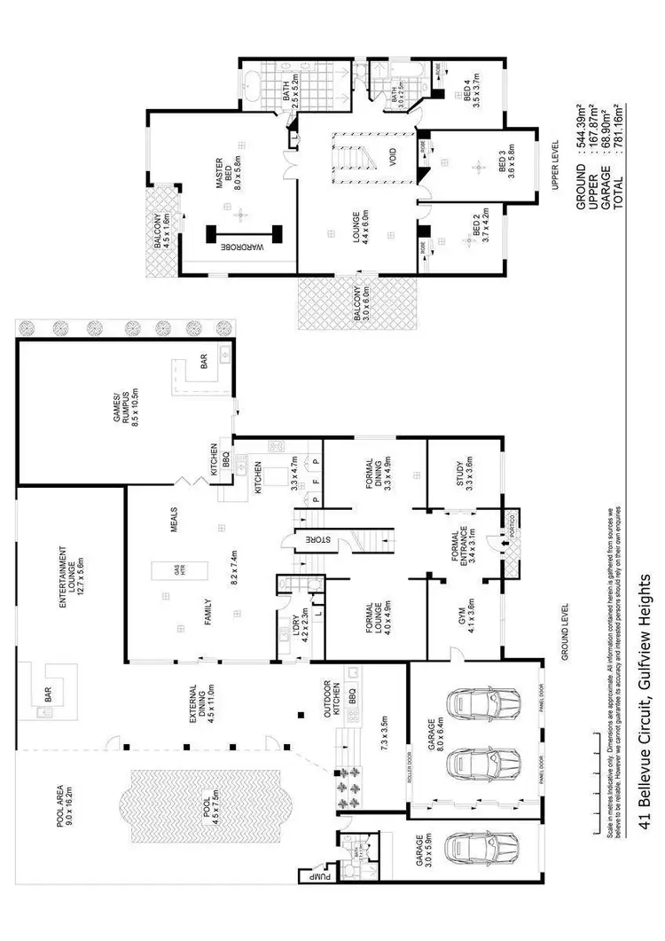 Floorplan of Homely house listing, 41 Bellevue Circuit, Gulfview Heights SA 5096