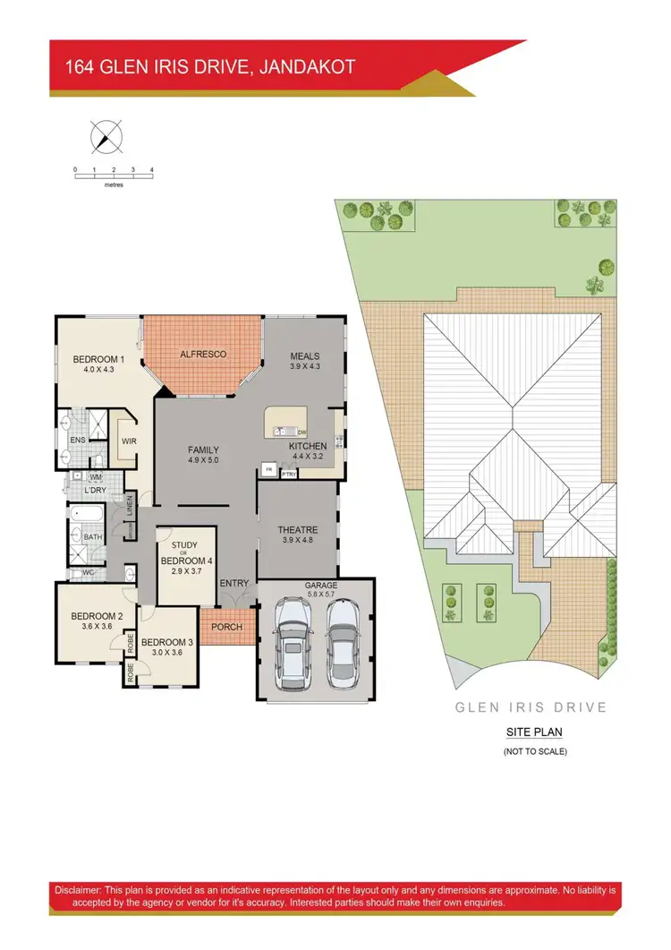 Floorplan of Homely house listing, 164 Glen Iris Drive, Jandakot WA 6164