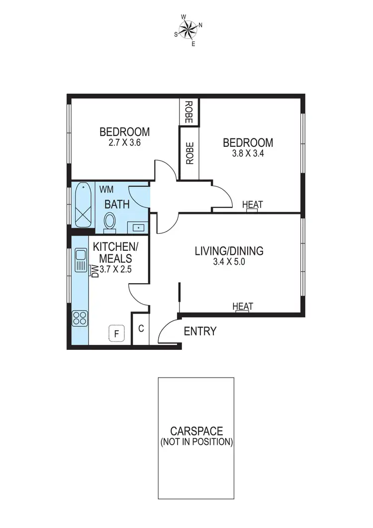 Floorplan of Homely apartment listing, 9/21 Irving Avenue, Prahran VIC 3181