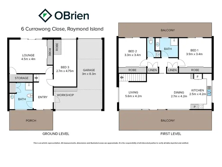 Floorplan of Homely house listing, 6 Currawong Close, Raymond Island VIC 3880