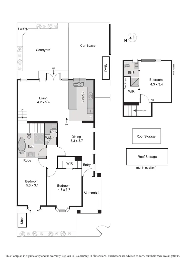 Floorplan of Homely house listing, 45 Mason Avenue, Elwood VIC 3184