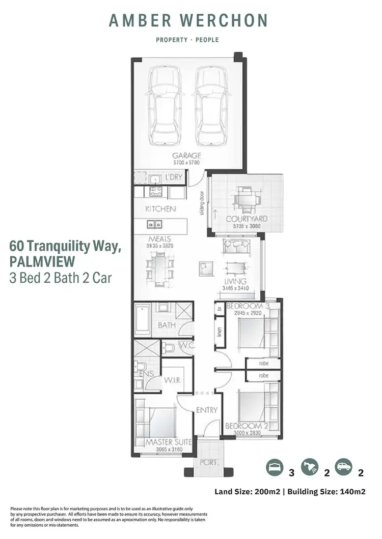 Floorplan of Homely house listing, 60 Tranquility Way, Palmview QLD 4553