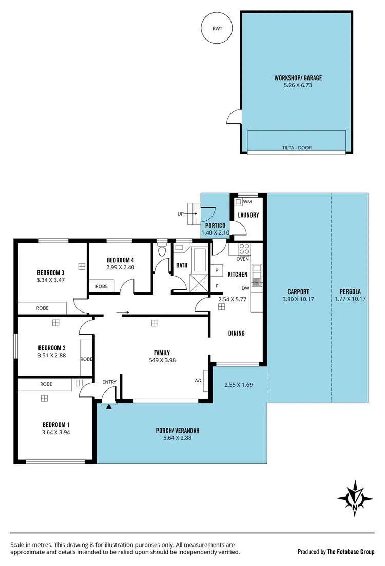 Floorplan of Homely house listing, 6 Richard Avenue, Hackham SA 5163