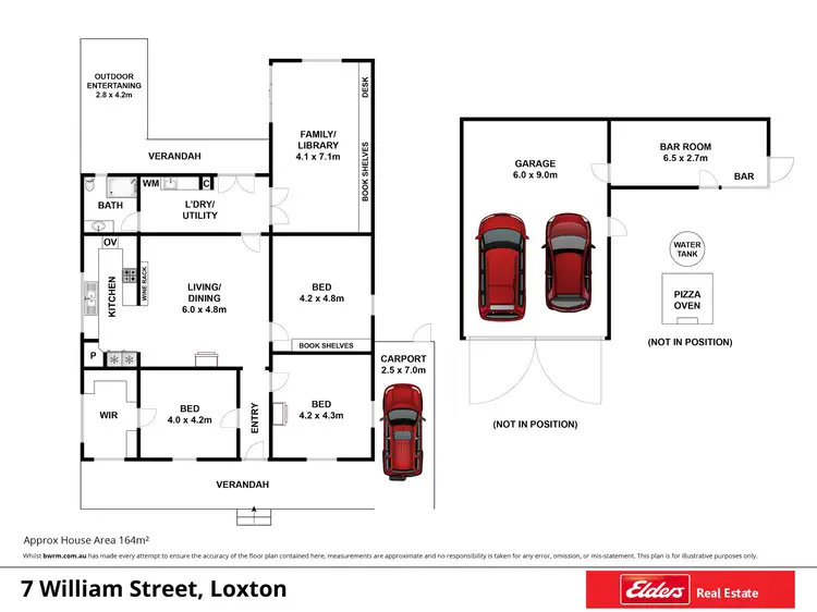 Floorplan of Homely house listing, 7 William Street, Loxton SA 5333