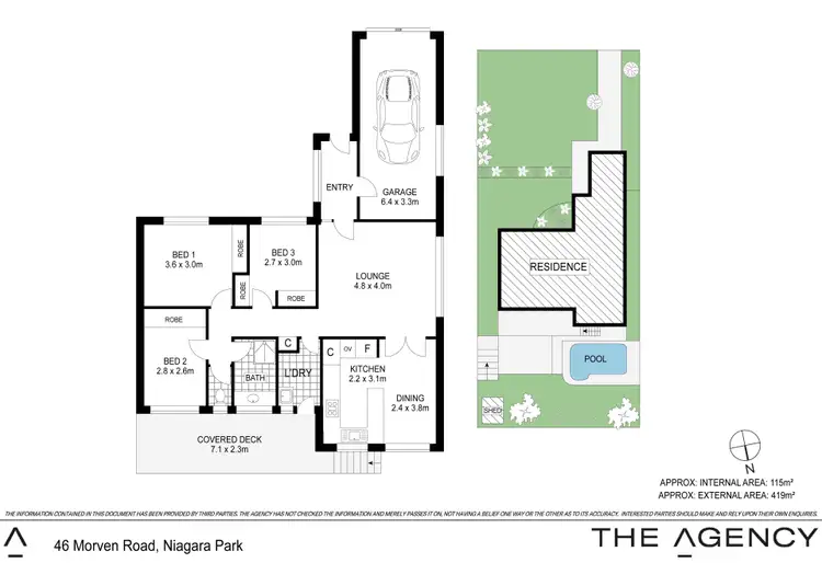 Floorplan of Homely house listing, 46 Morven Road, Niagara Park NSW 2250
