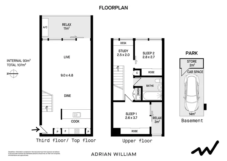 Floorplan of Homely apartment listing, 43/21-25 Coulson Street, Erskineville NSW 2043