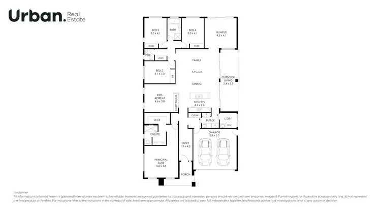 Floorplan of Homely house listing, 6 Majors Avenue, Colebee NSW 2761