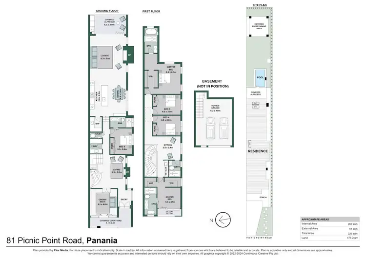 Floorplan of Homely semi-detached listing, 81B Picnic Point Road, Panania NSW 2213