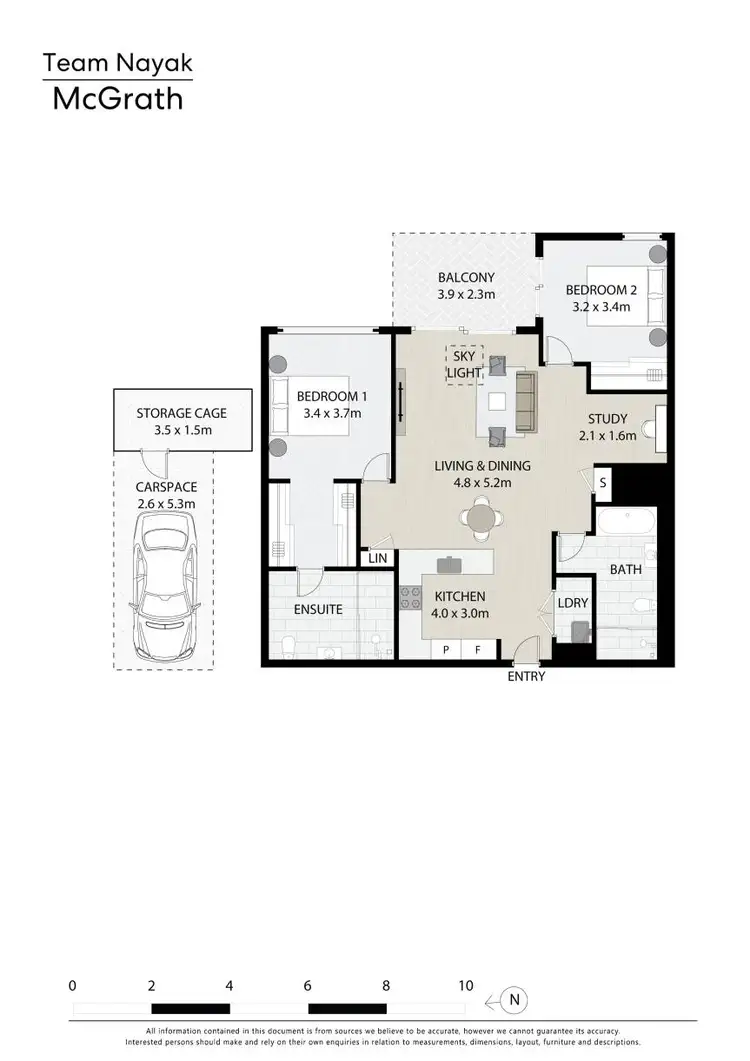 Floorplan of Homely unit listing, 507/2-4 Garfield Street, Wentworthville NSW 2145