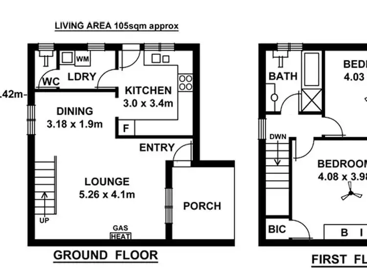 Floorplan of Homely unit listing, 7/26 Avenue Road, Frewville SA 5063