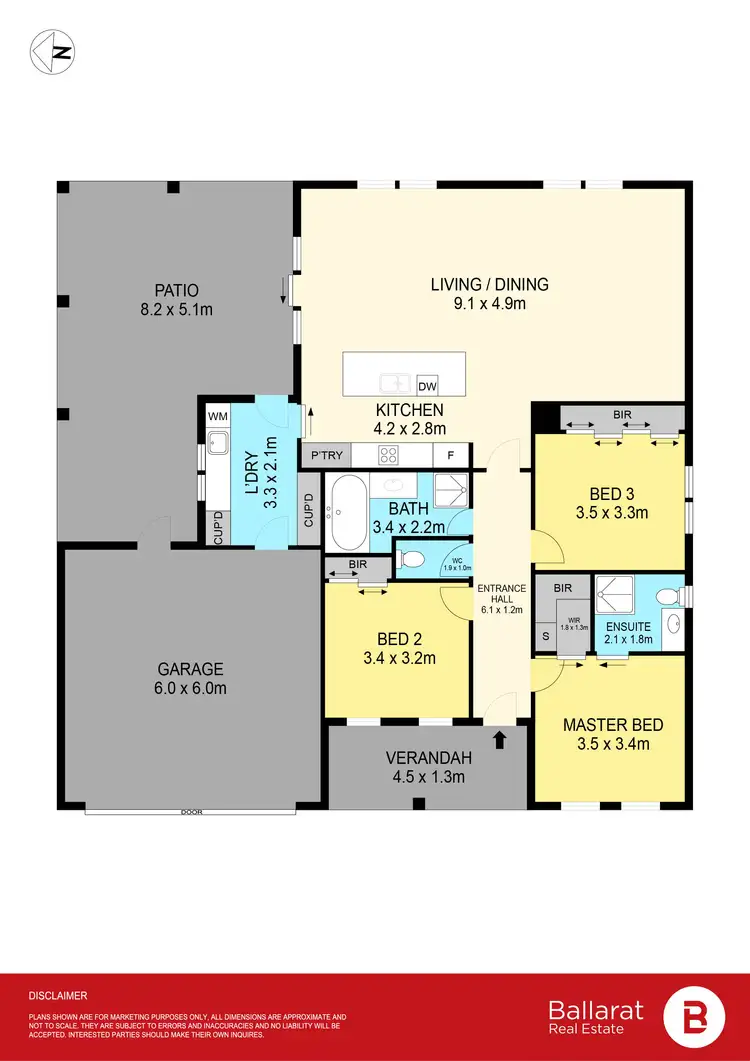 Floorplan of Homely house listing, 149 Beverin Street, Sebastopol VIC 3356