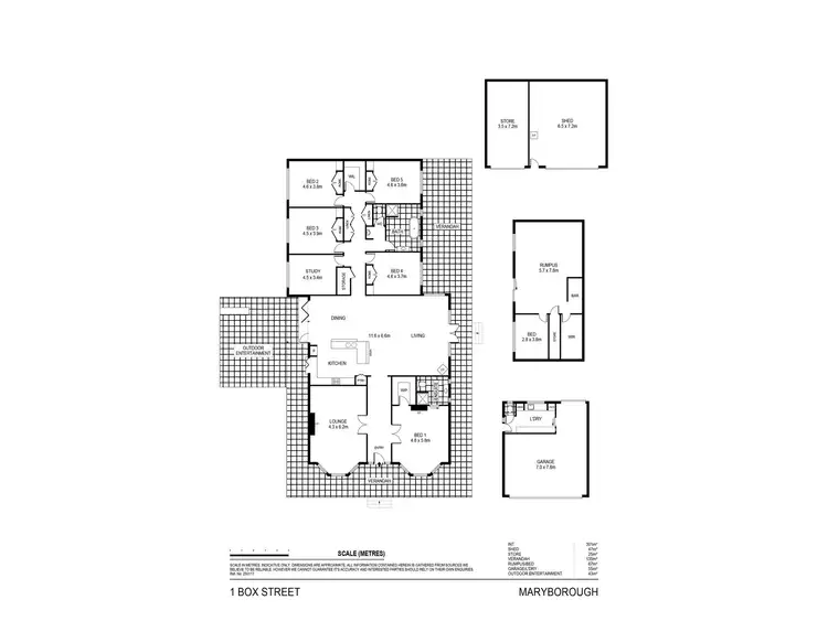 Floorplan of Homely house listing, 1 Box Street, Maryborough VIC 3465