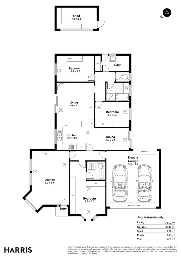 Floorplan of Homely house listing, 32 Gilles Road, Glen Osmond SA 5064