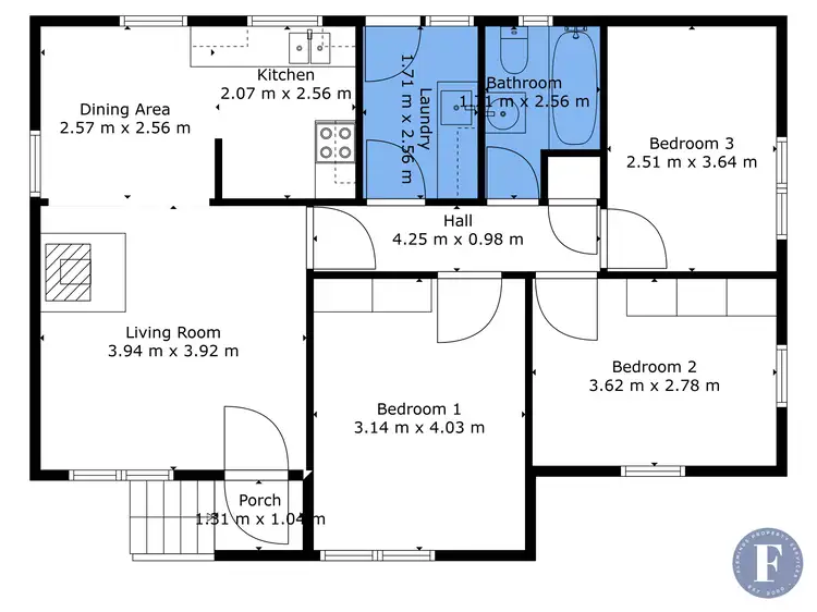 Floorplan of Homely house listing, 17 Richards Street, Cootamundra NSW 2590