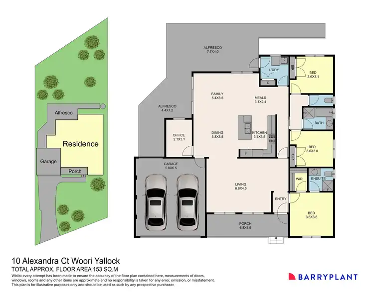 Floorplan of Homely house listing, 10 Alexandra Court, Woori Yallock VIC 3139